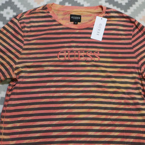 GUESS Short Sleeve Stream Jersey Overdye Tee NWT